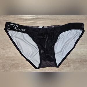 Black and White Men's Bikini